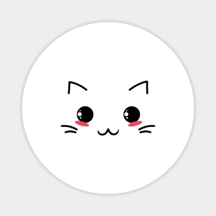 Cute Cat Emoticon Magnet